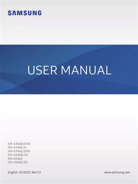 samsung users manual